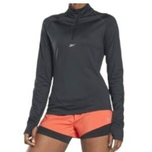 Reebok Womens Active Running Quarter Night Black Small NWT